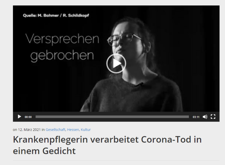 Krankenpflegerin spricht im Video über Corona-Tod und versprochenes Versprechen gebrochen